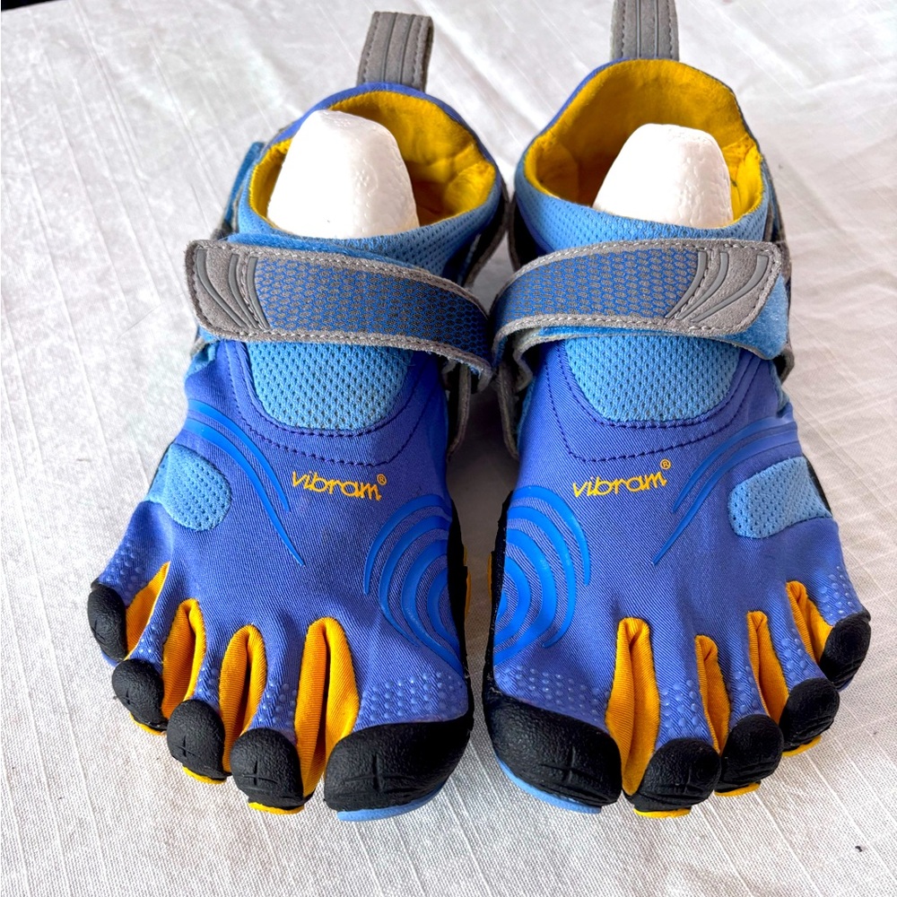 Vibram Blue and Yellow Athletic Shoes